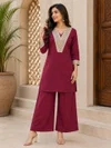 Ff Sj Slub Cotton Fabric kurti with bottom collections 